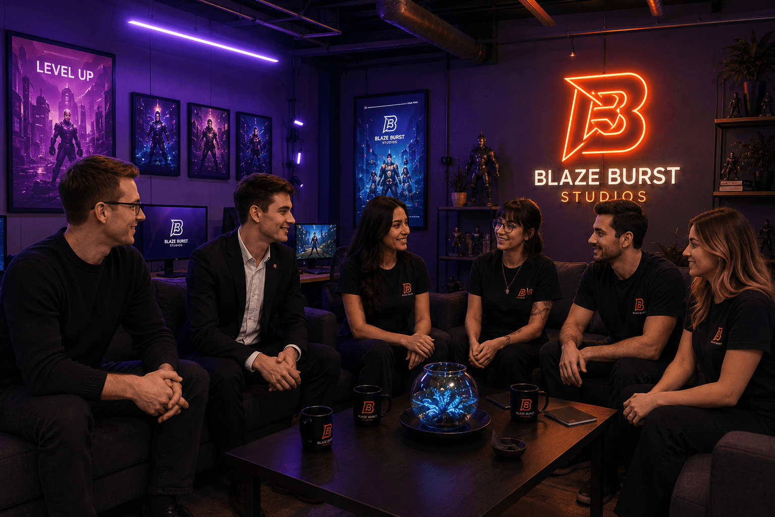 Blaze Burst studio